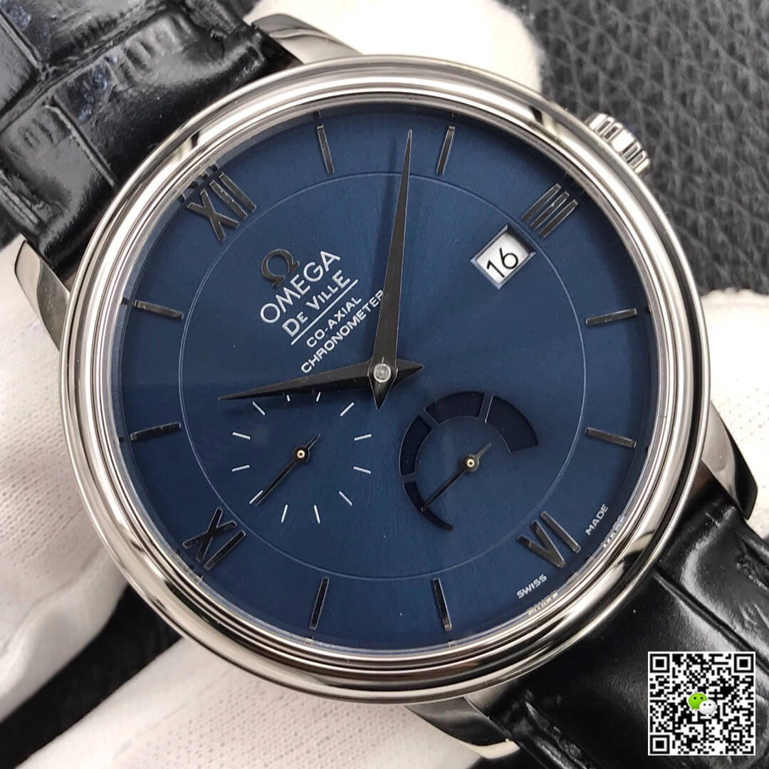 Omega De Ville 424.13.40.21.03.001 ZF Factory 1:1 Best Edition Replica Watch Stainless Steel Bezel